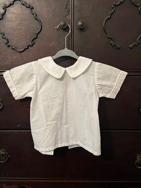 Remember Nguyen Classic White Peter Pan Collar Top